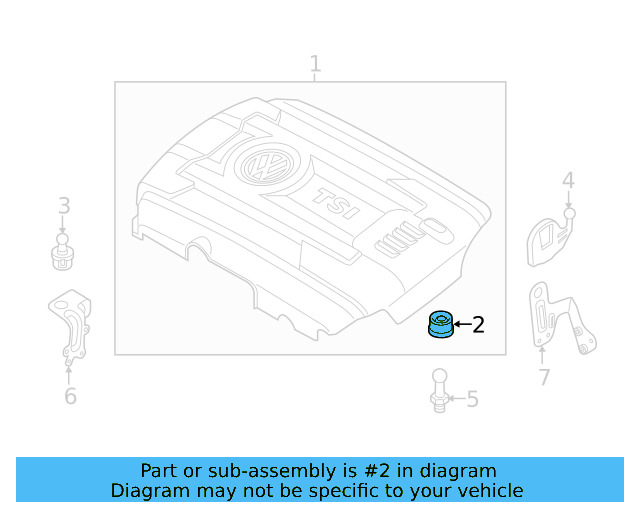 Engine Cover Connector 06J-103-226-A - View 16
