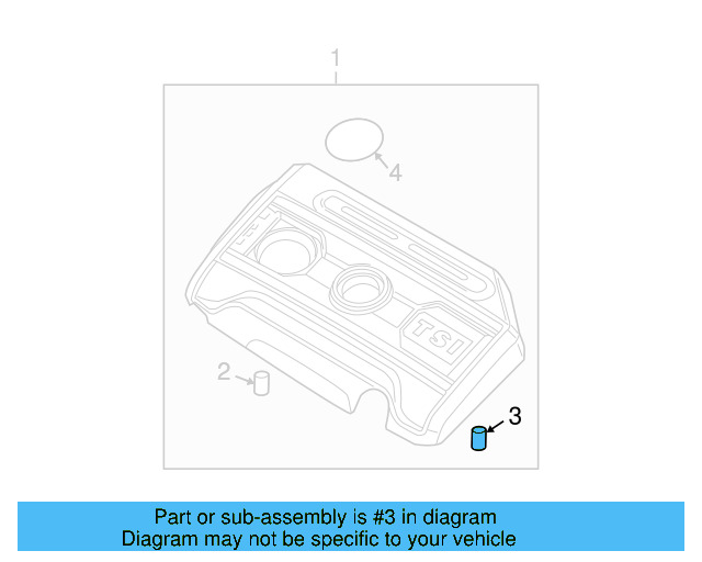 Engine Cover Connector 06J-103-226-A - View 70