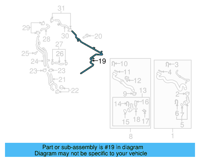 Engine Coolant Pipe 06J-121-075-D - View 21