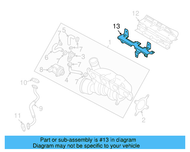 Cover Plate Holder 06J-145-383-B - View 2
