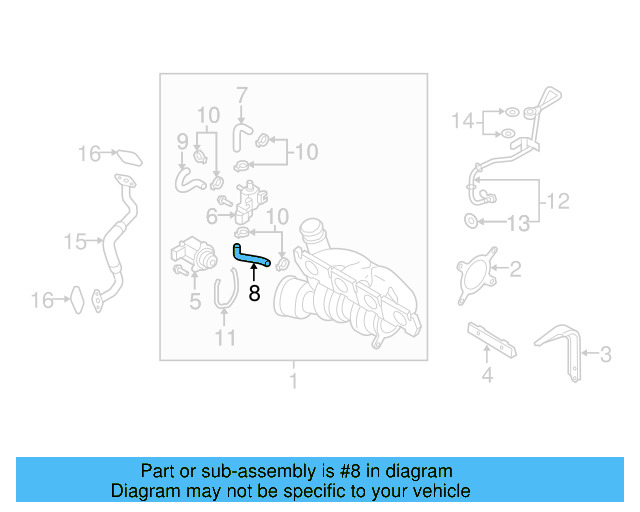Lower Hose 06J-145-718-D - View 18