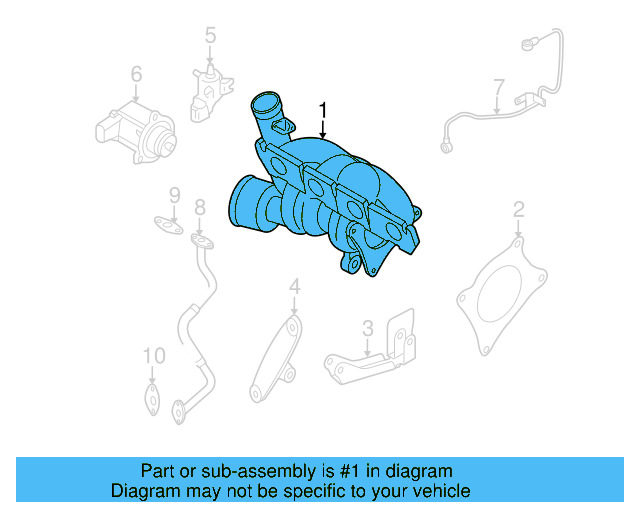 Exhaust Manifold 06J-145-722-BX - View 22