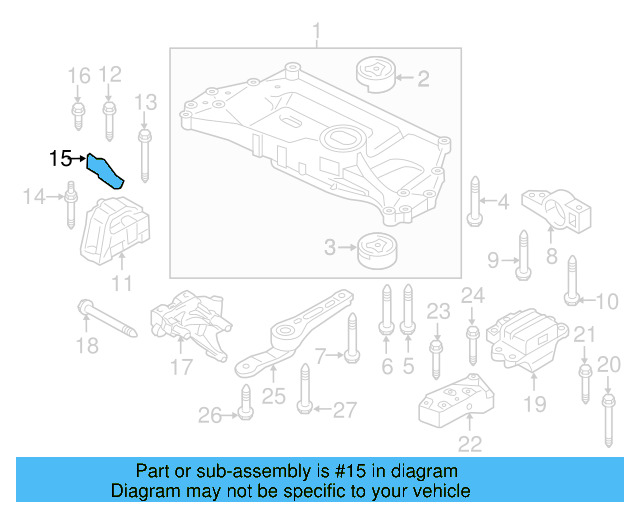 Support Bracket 06J-199-207-P - View 46