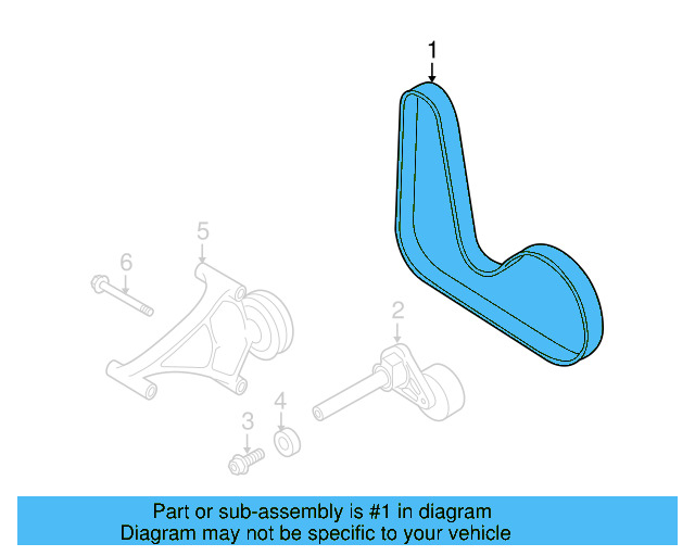 Serpentine Belt 06J-260-849-D - View 24