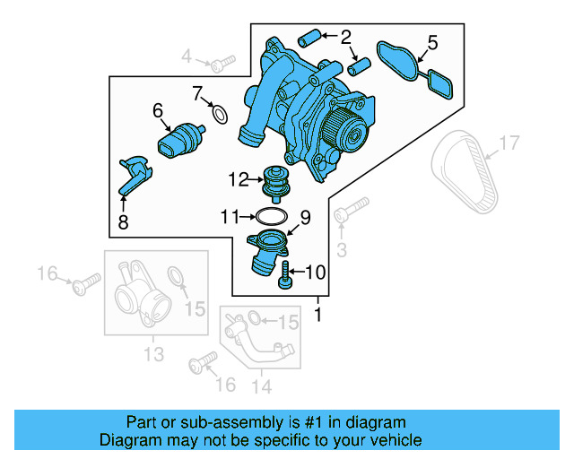 Serpentine Belt 06J-260-849-D - View 25