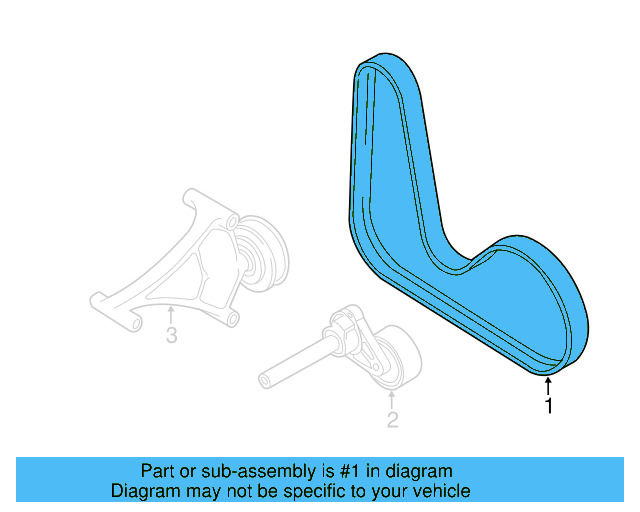 Serpentine Belt 06J-260-849-D - View 54