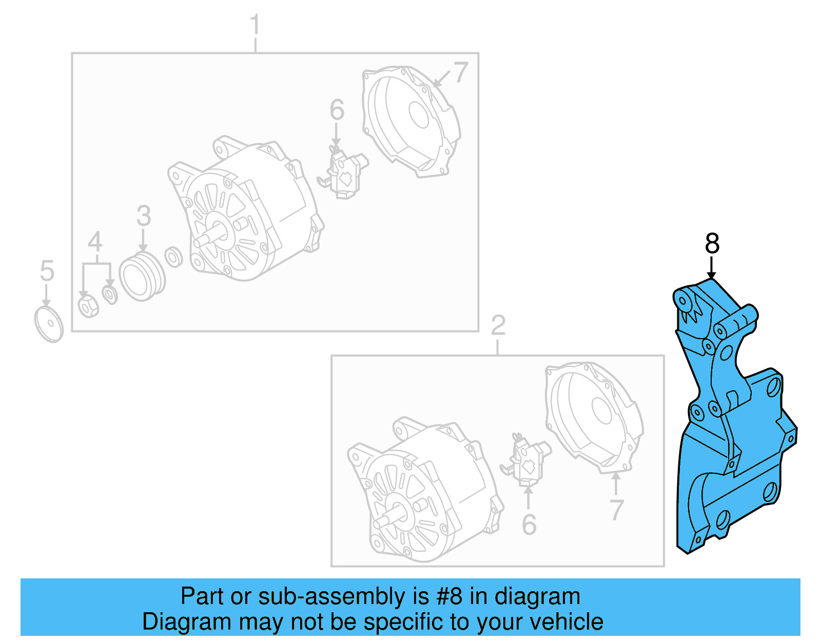 Mount Bracket 06J-903-143-S - View 8