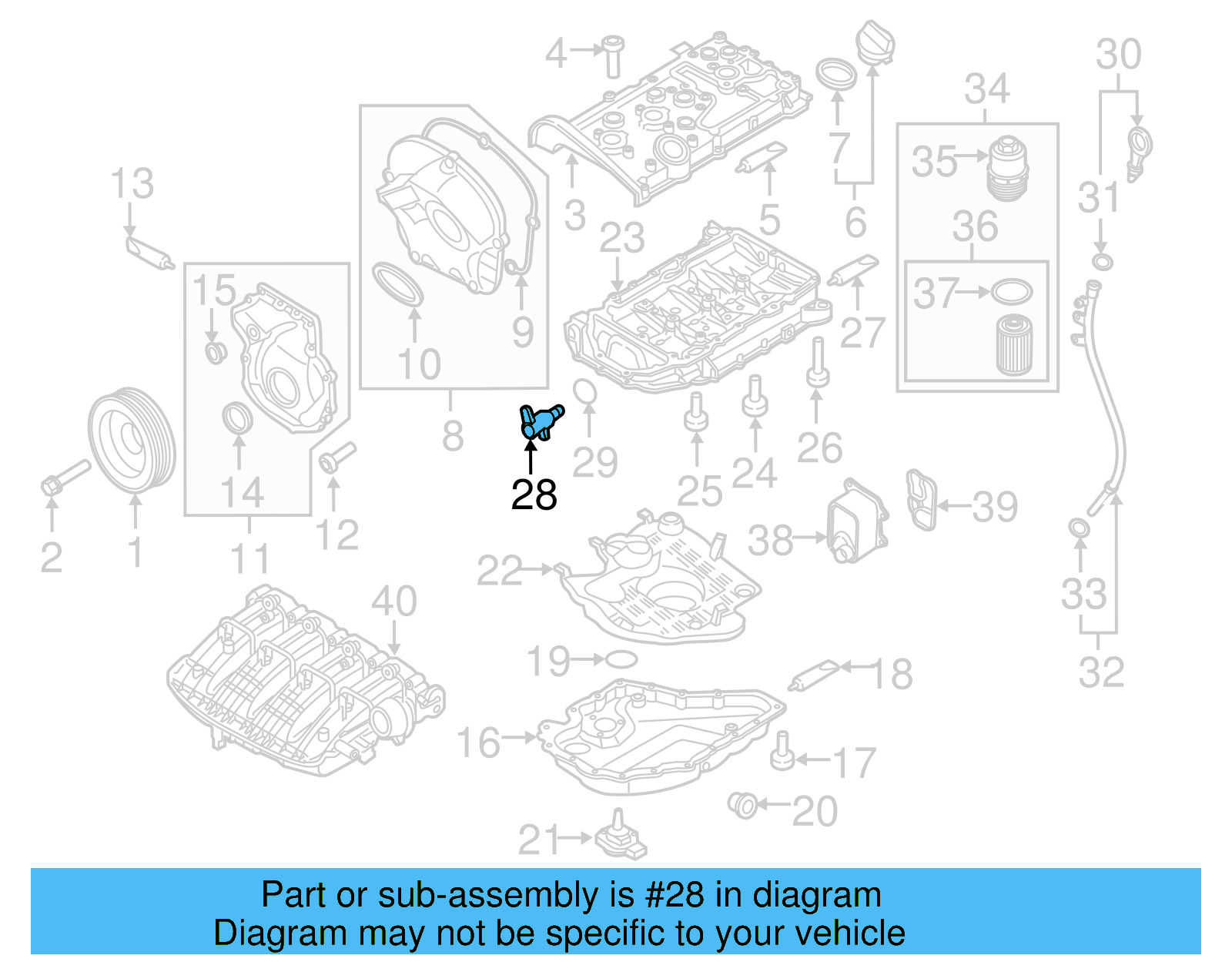 Engine Oil Pump Relief Valve 06K-115-243-L - View 16
