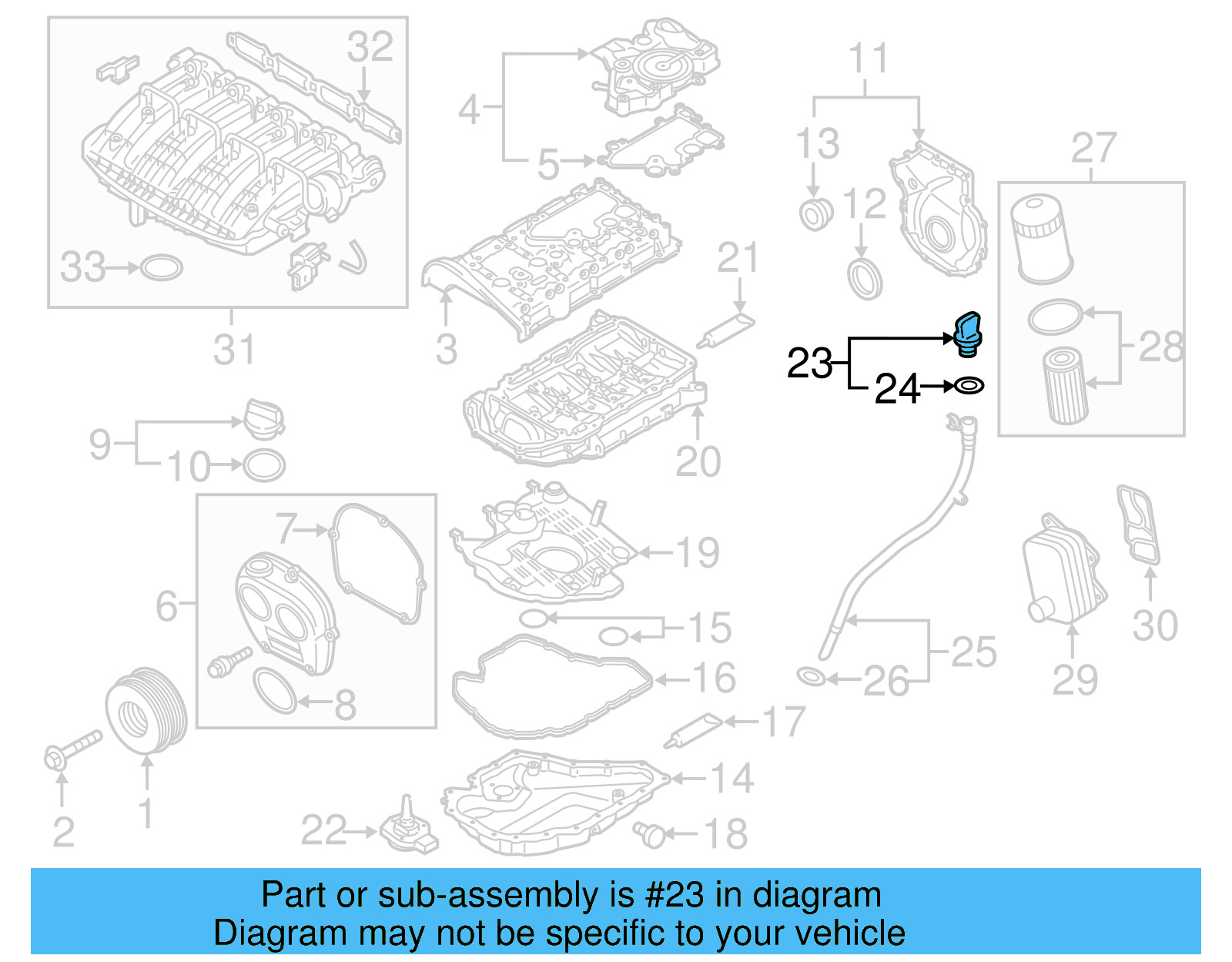 Engine Oil Dipstick 06K-115-611-D - View 22