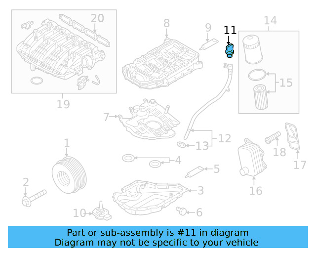 Engine Oil Dipstick 06K-115-611-D - View 40