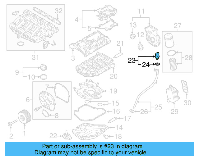 Engine Oil Dipstick 06K-115-611-D - View 23