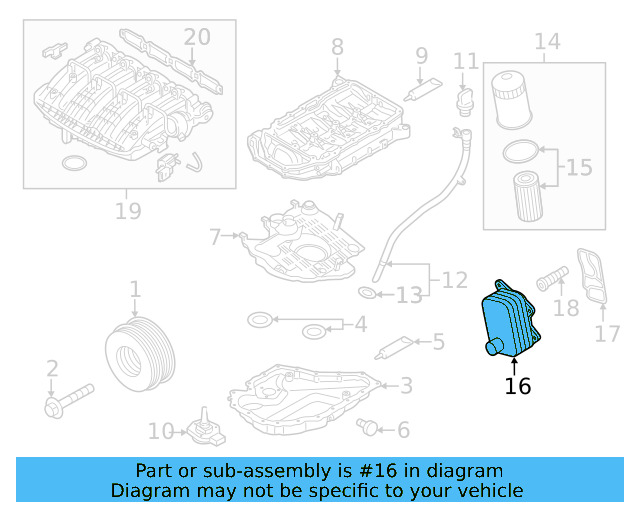 Oil Cooler 06K-117-021-K