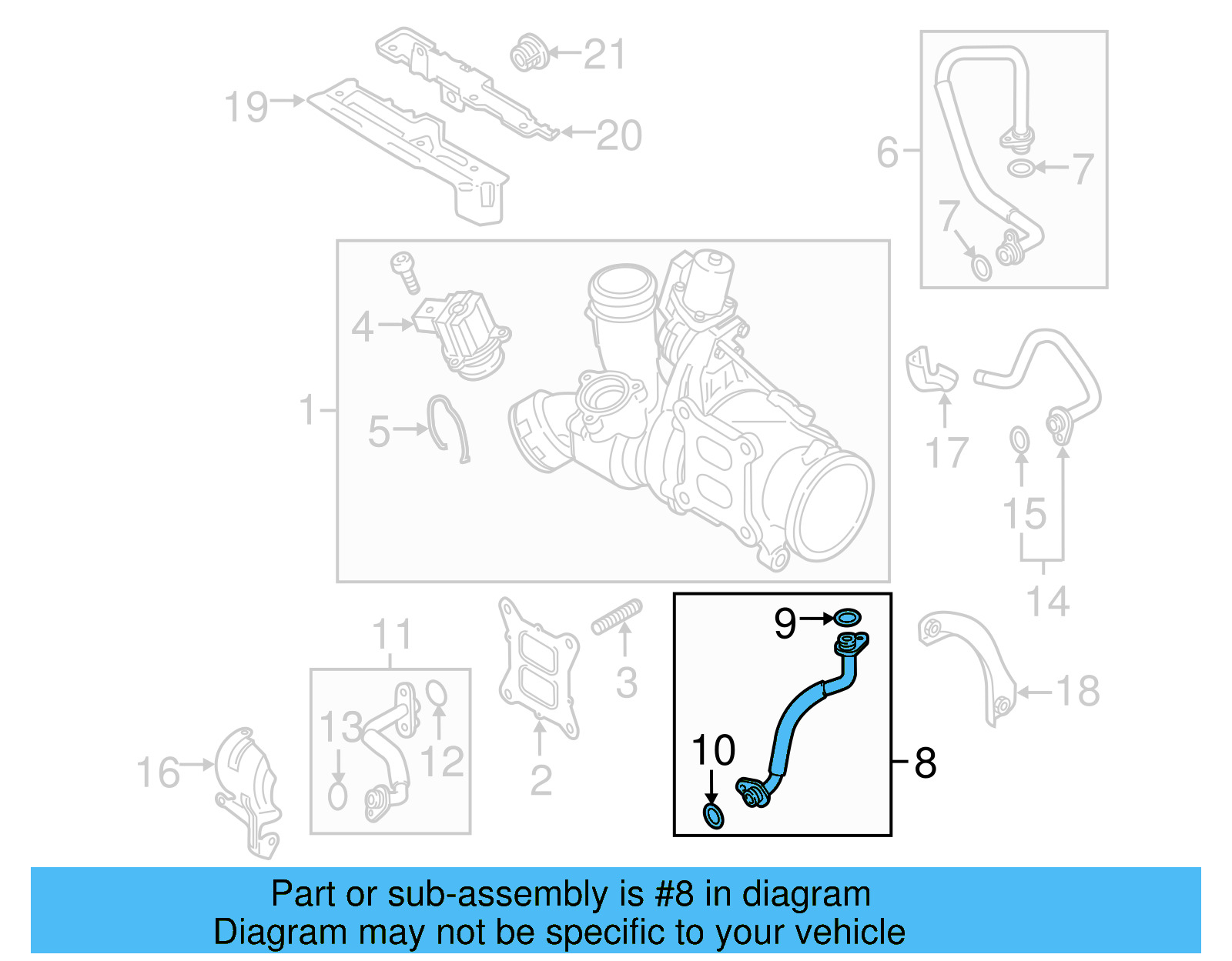 Oil Return Line 06K-145-735-L - View 30