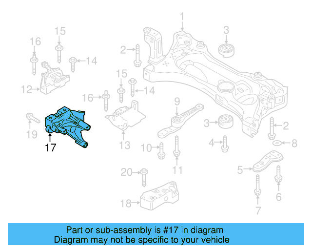 Support Bracket 06K-199-207-A - View 15