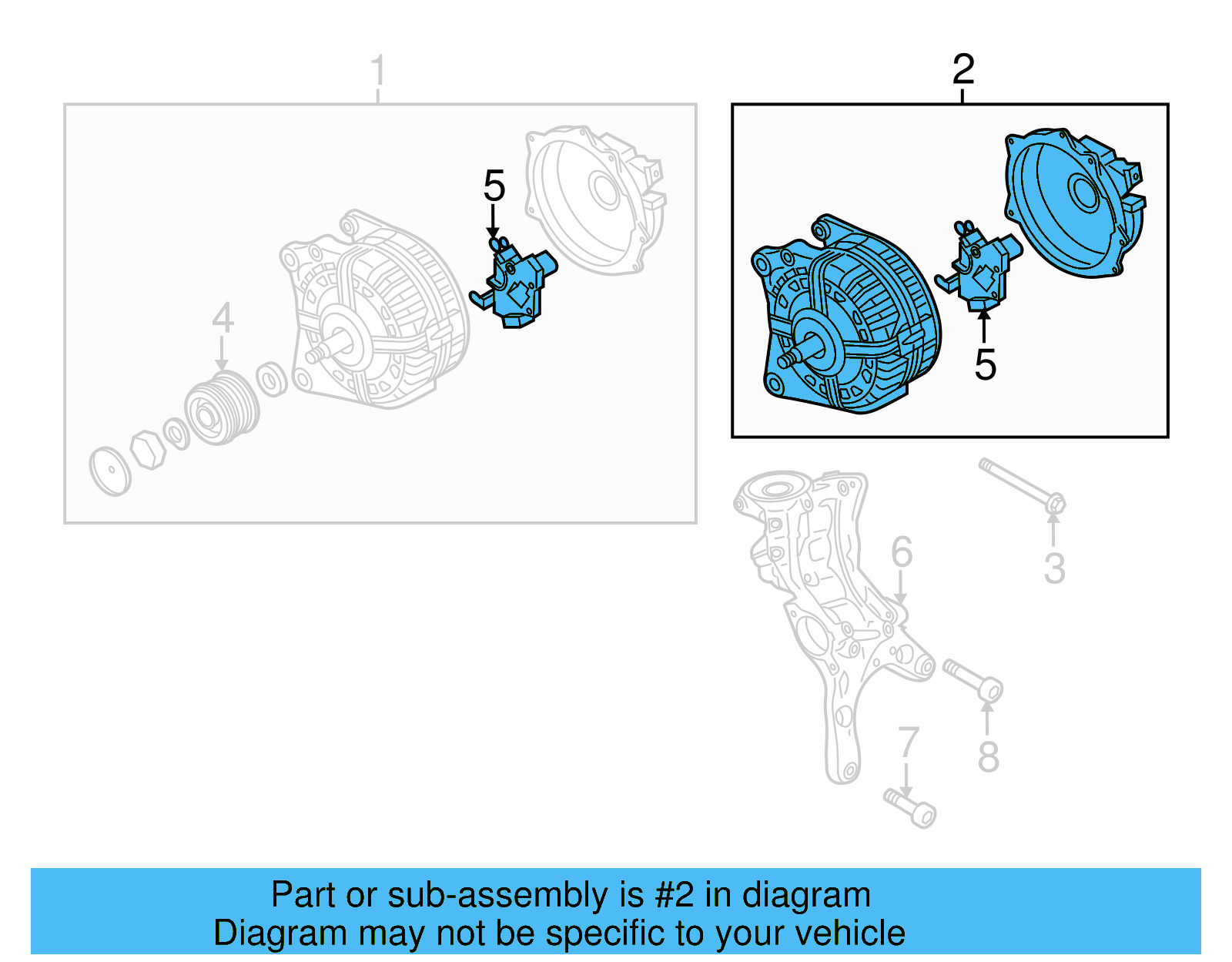 Alternator 06K-903-024-CX - View 6