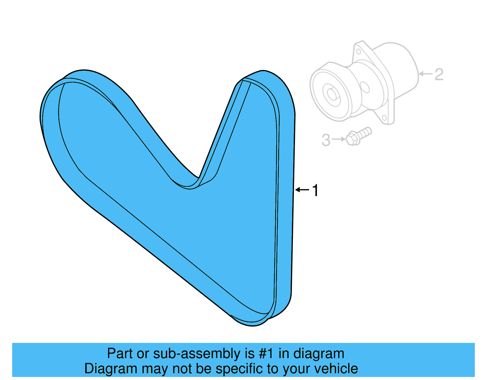 Serpentine Belt 06L-903-137-A - View 7