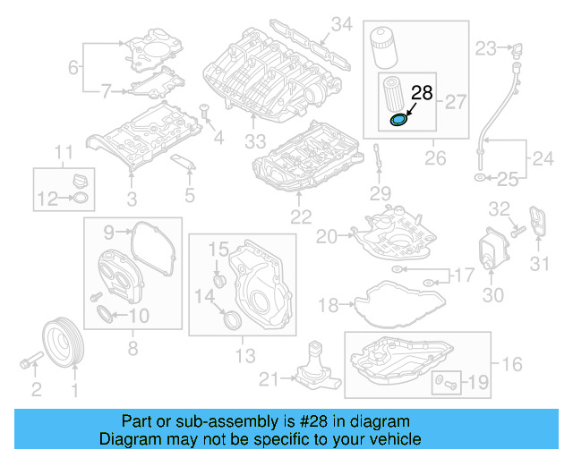 Oil Filter 06L-115-562-B - View 46