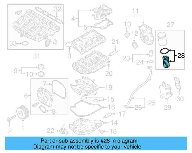 Oil Filter 06L-115-562-B - View 35