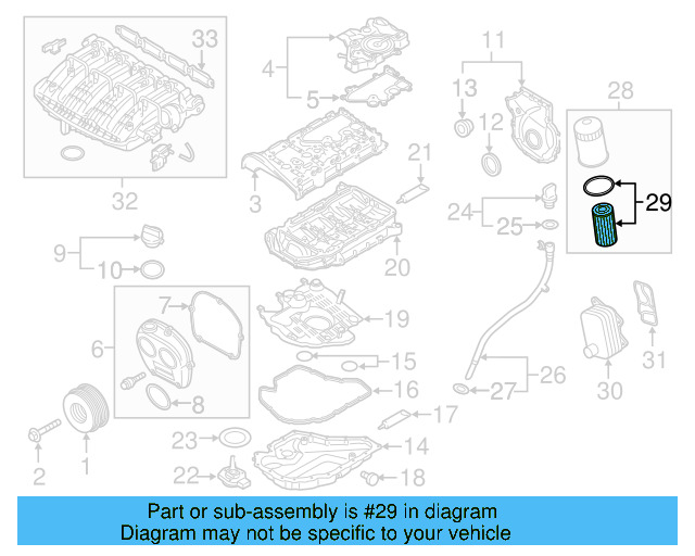 Oil Filter 06L-115-562-B - View 4