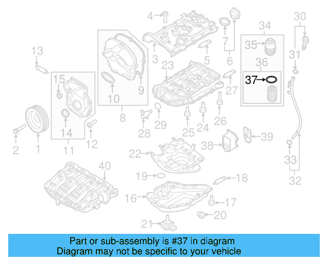 Oil Filter 06L-115-562-B - View 7