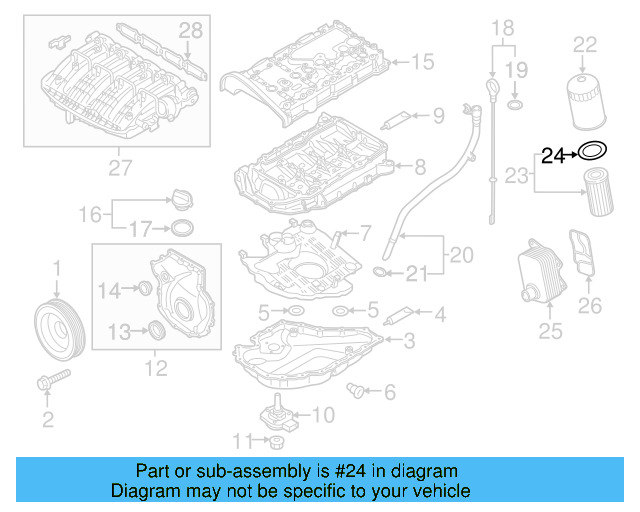 Oil Filter 06L-115-562-B - View 13