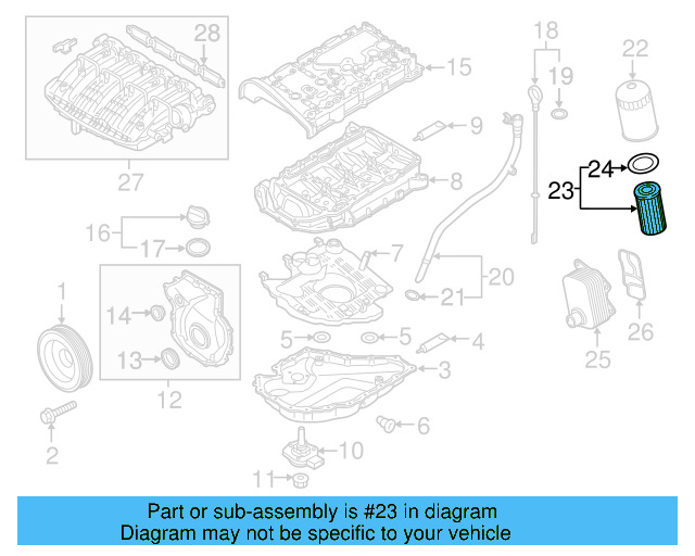 Oil Filter 06L-115-562-B - View 11