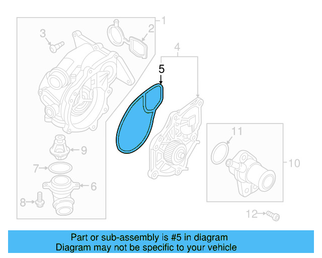 Gasket 06L-121-119-B - View 26