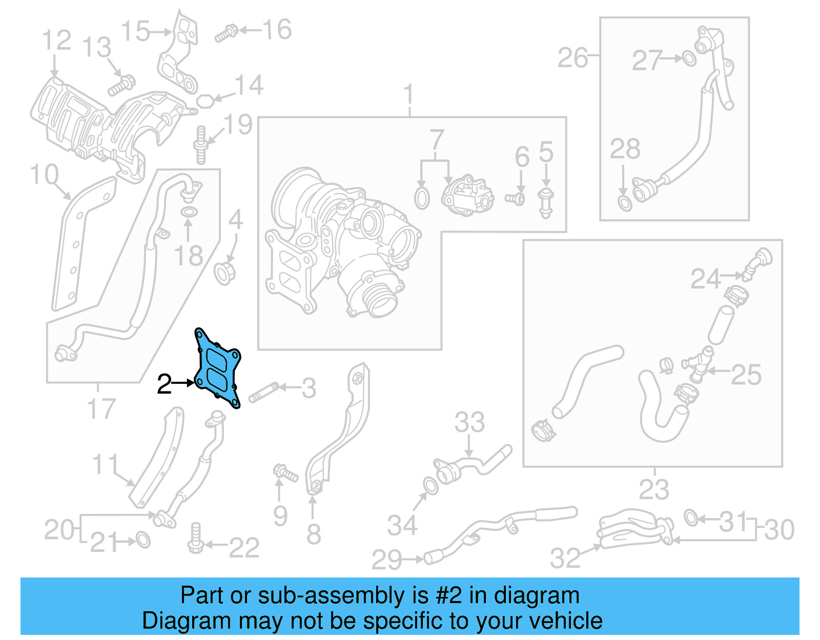 Converter & Pipe Gasket 5Q0-253-115-B - View 86