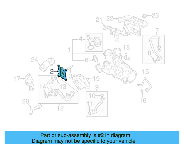 Converter & Pipe Gasket 5Q0-253-115-B - View 82