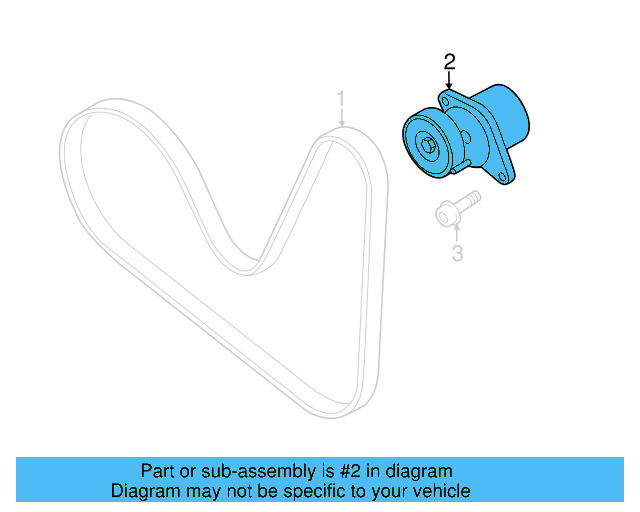 Accessory Drive Belt Tensioner Assembly 06L-903-133-F - View 13
