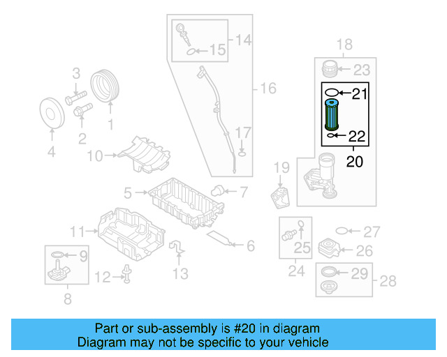 Oil Filter 071-115-562-A - View 9