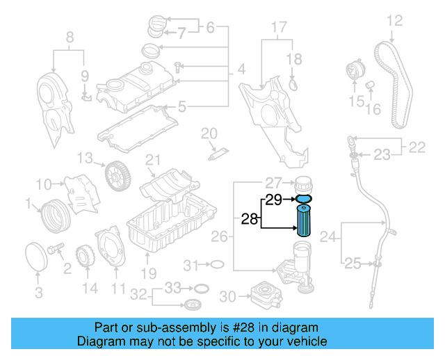 Oil Filter 071-115-562-A - View 11