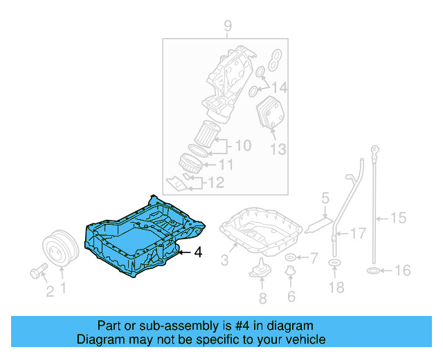 Oil Pan 077-103-603-AA