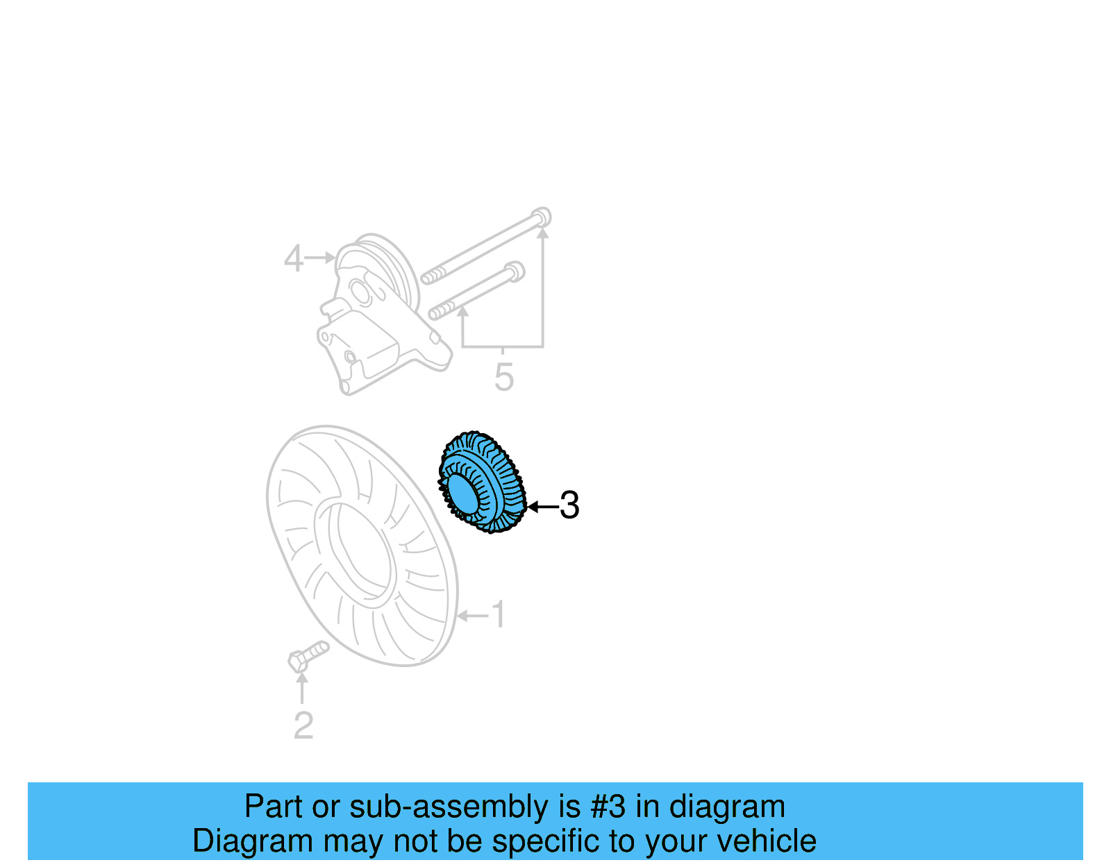 Fan Clutch 078-121-350-A - View 4