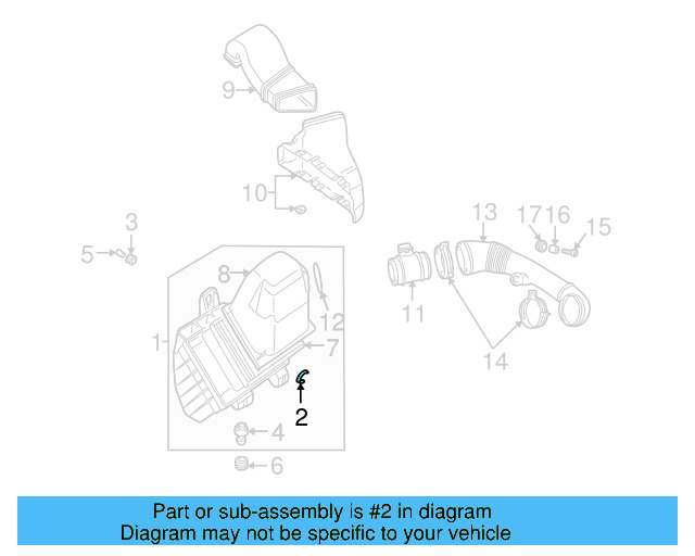 Air Cleaner Assembly Clip 078-129-797 - View 19