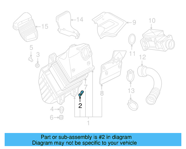 Air Cleaner Assembly Clip 078-129-797 - View 33