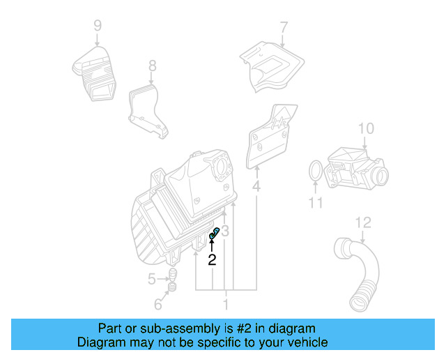 Air Cleaner Assembly Clip 078-129-797 - View 34