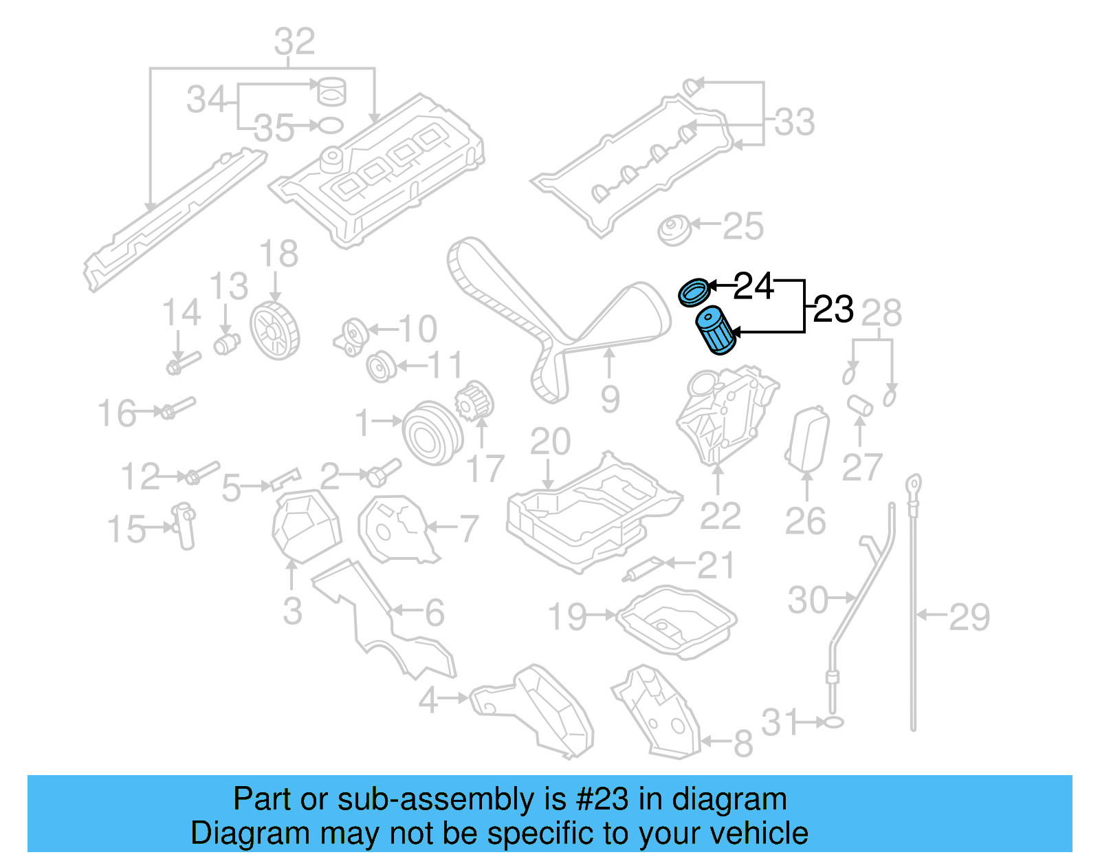 Oil Filter 079-198-405-A - View 6