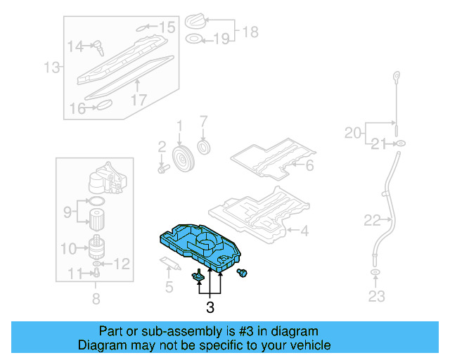 Oil Pan 07C-103-800-R - View 4