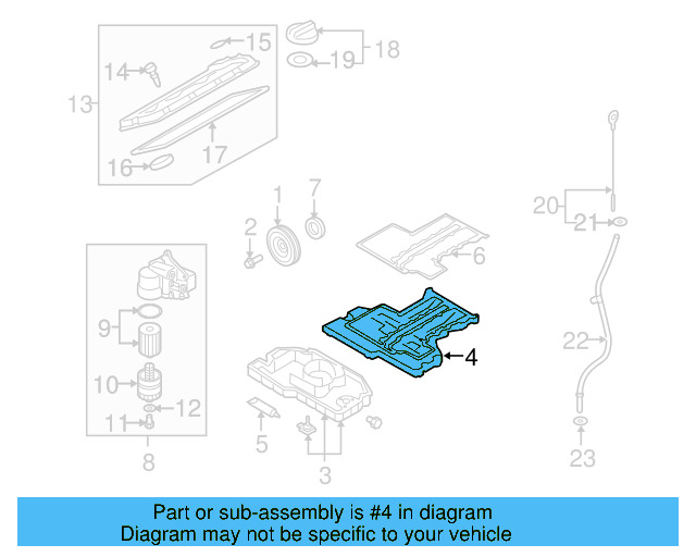 Oil Pan 07C-103-805-L - View 2