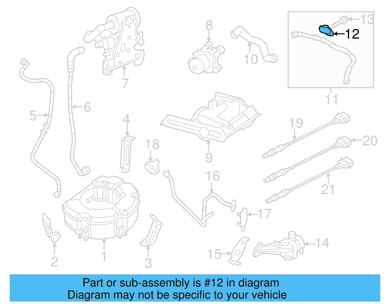 Manifold Absolute Pressure Sensor 07C-906-051 - View 5