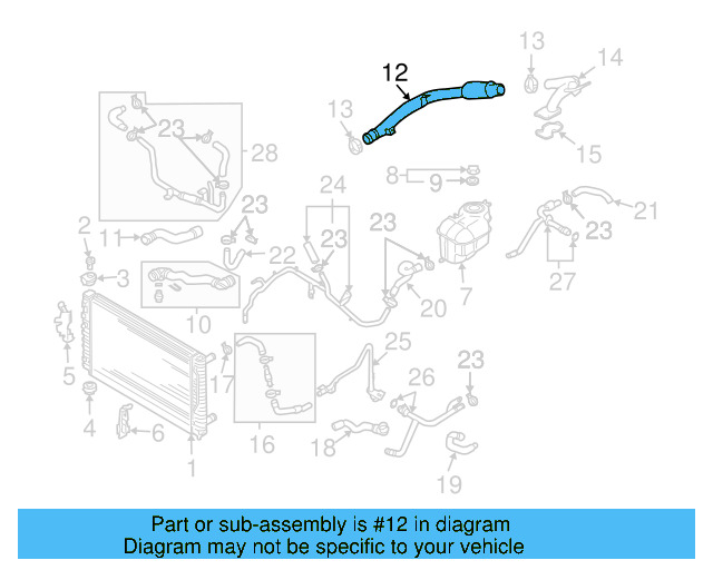 Connector Hose 07D-121-070-F - View 2