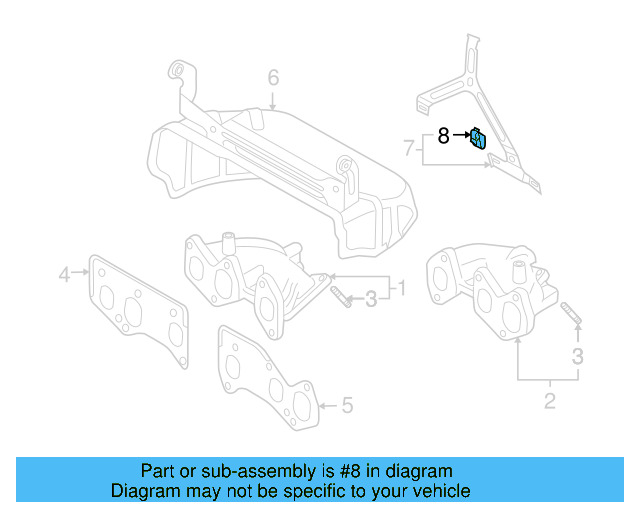 Bracket Clip 07D-971-939 - View 4