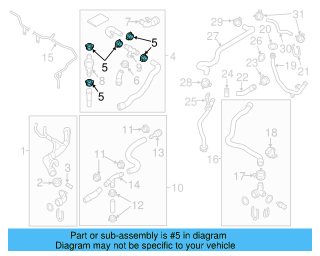 Water Inlet Pipe 07K-121-065-P - View 22