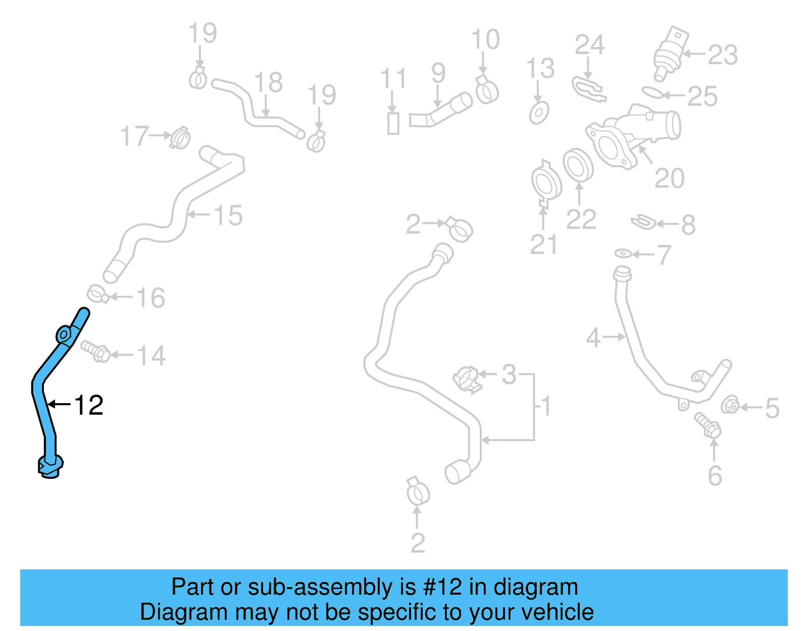 Inlet Tube 07K-121-065-S - View 10