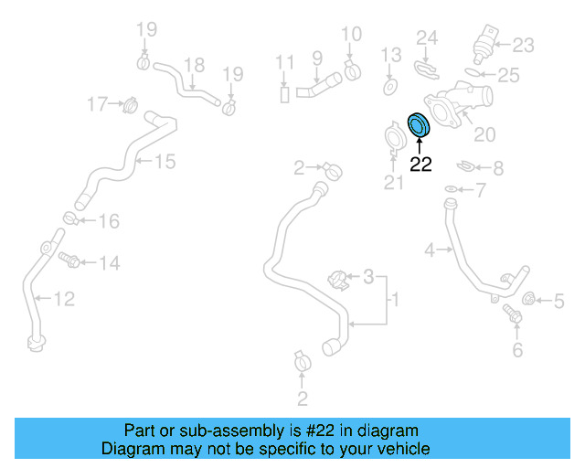 Flange Seal 07K-121-149 - View 35