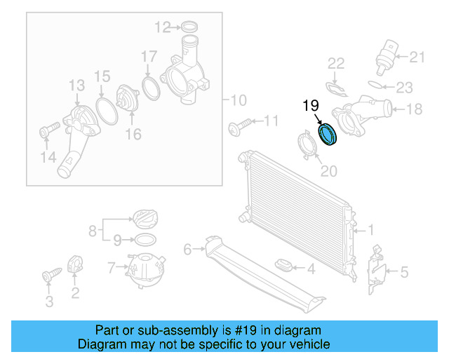 Flange Seal 07K-121-149 - View 37