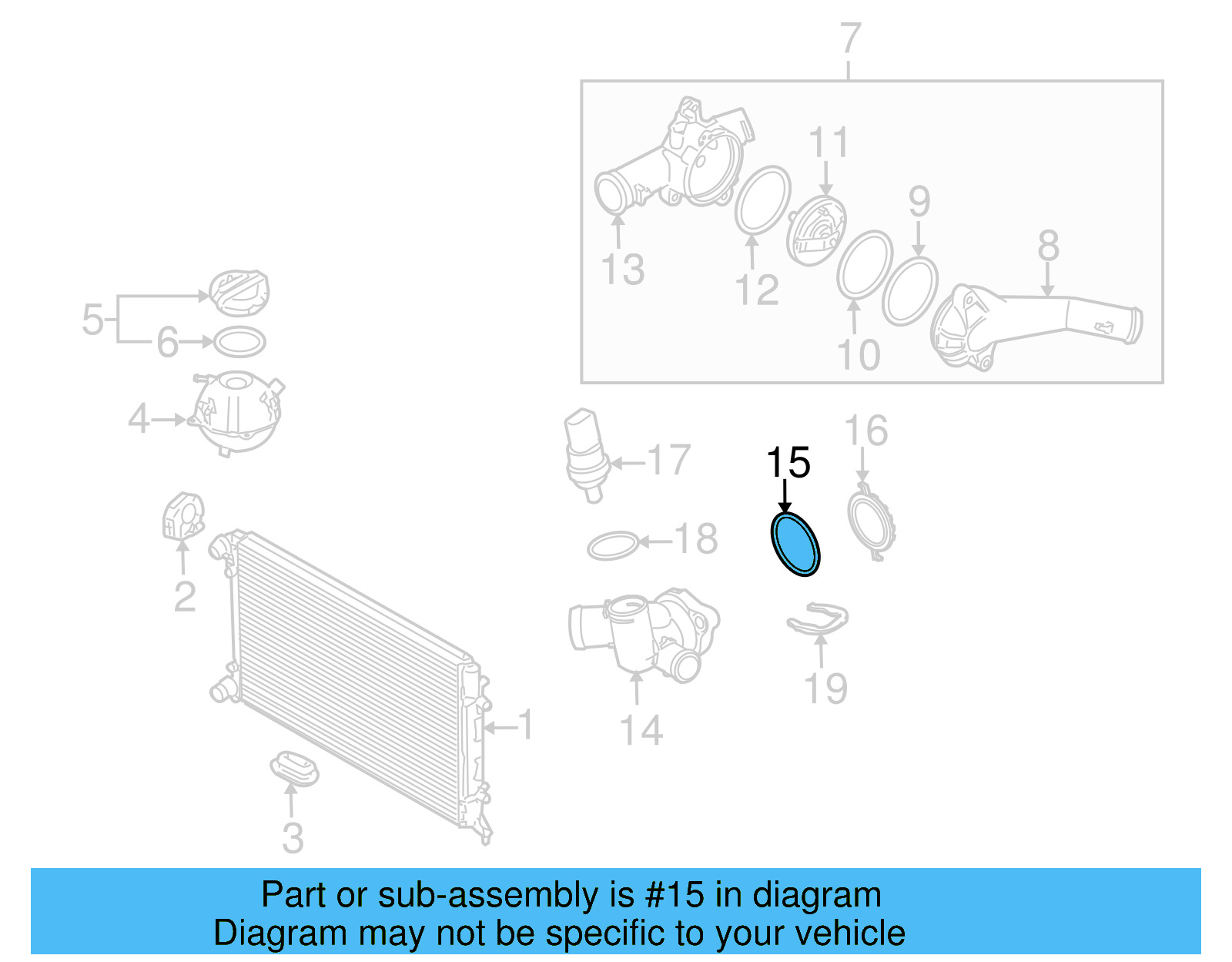 Flange Seal 07K-121-149 - View 40
