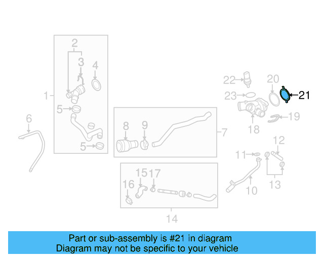 Flange Seal 07K-121-149 - View 11