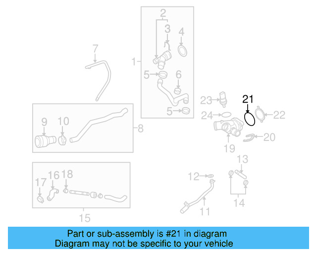 Flange Seal 07K-121-149 - View 12
